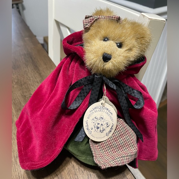 Boyds Bears Other - BAILEY 2000-BOYDS BEARS RED RIDING HOOD #9199-15